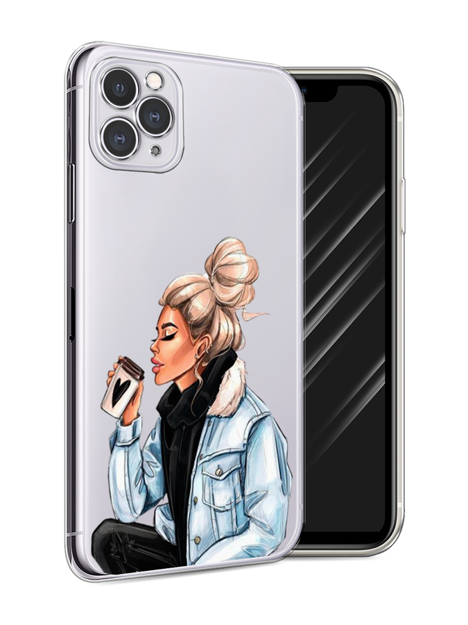 

Чехол Awog на Apple iPhone 11 Pro Max / Айфон 11 Pro Max "Cute girl", Разноцветный, 12250-7