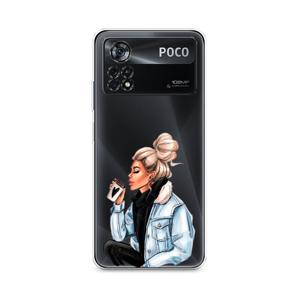 

Чехол Awog на Poco X4 Pro 5G "Cute girl", Разноцветный, 313150-7