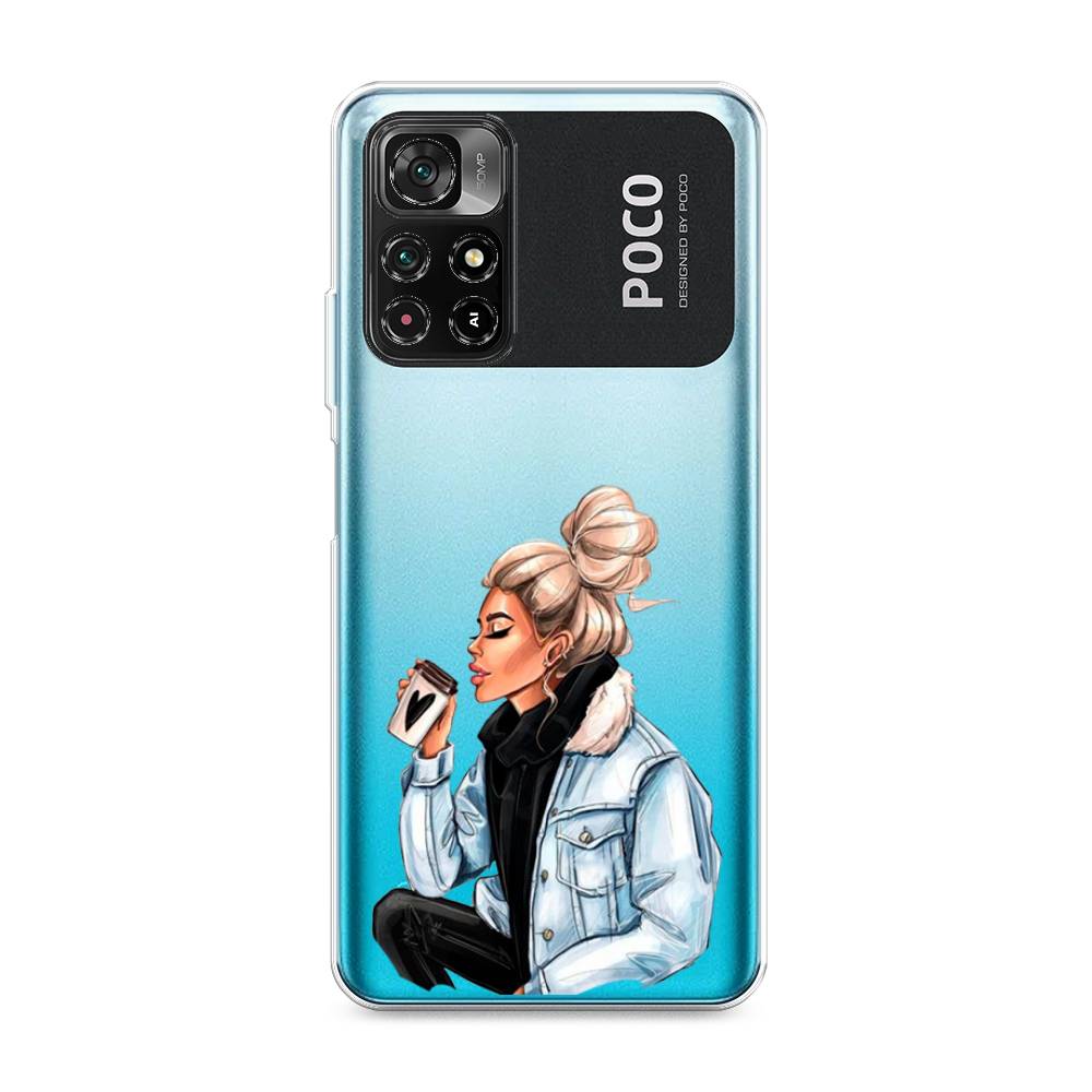 

Чехол Awog на Poco M4 Pro 5G "Cute girl", Разноцветный, 311850-7