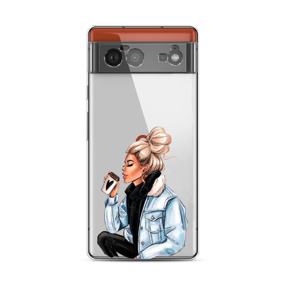 

Чехол Awog на Google Pixel 6 "Cute girl", Разноцветный, 270850-7