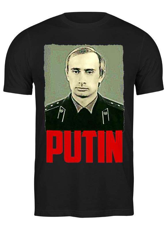 

Футболка мужская Printio Putin черная XL, Черный, Putin