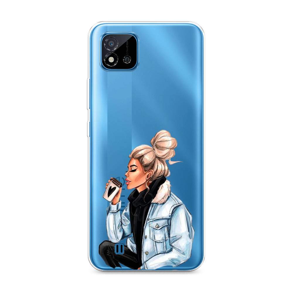 

Чехол Awog на Realme C20 "Cute girl", Разноцветный, 254850-7