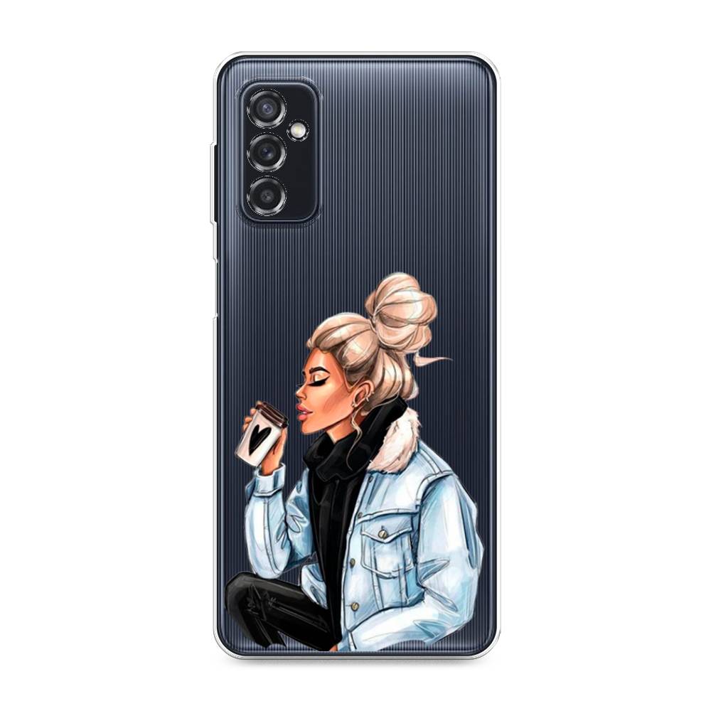 фото Чехол awog "cute girl" для samsung galaxy m52