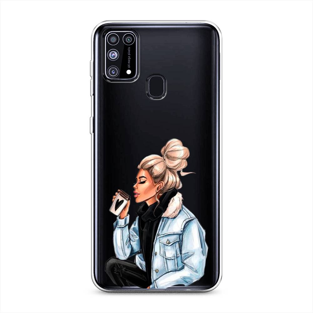 

Чехол Awog на Samsung Galaxy M31 / Самсунг M31 "Cute girl", Разноцветный, 2100750-7