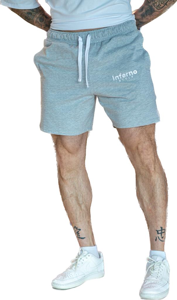 Спортивные шорты мужские INFERNO style Ш-007-001 серые L