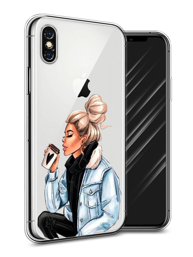 

Чехол Awog на Apple iPhone XS Max (10S Max) / Айфон XS Max (10S Max) "Cute girl", Разноцветный, 11950-7