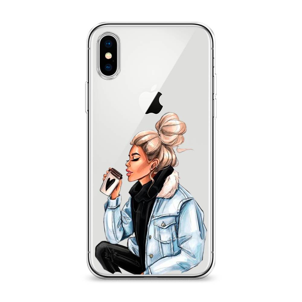 фото Чехол awog "cute girl" для apple iphone xs max (10s max)
