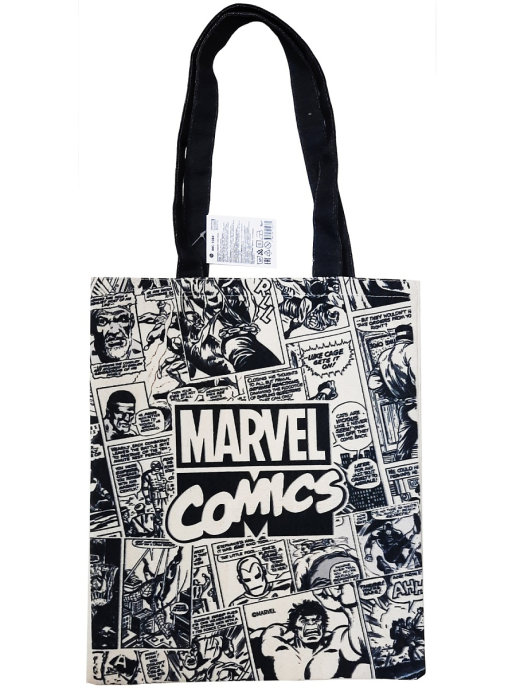 

Сумка-шоппер женская PrioritY Marvel Комикс, бежево-черный, Marvel Комикс