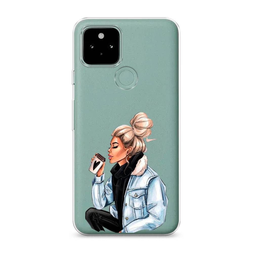 

Чехол Awog на Google Pixel 5A "Cute girl", Разноцветный, 271050-7