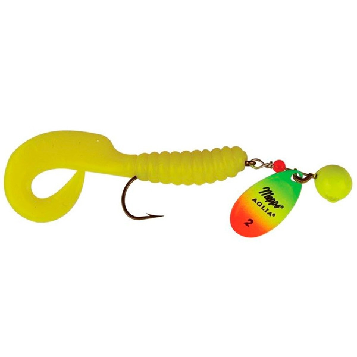 

Блесна вращающаяся Mepps Aglia Spinflex Chartreuse/Tiger/Yellow 7
