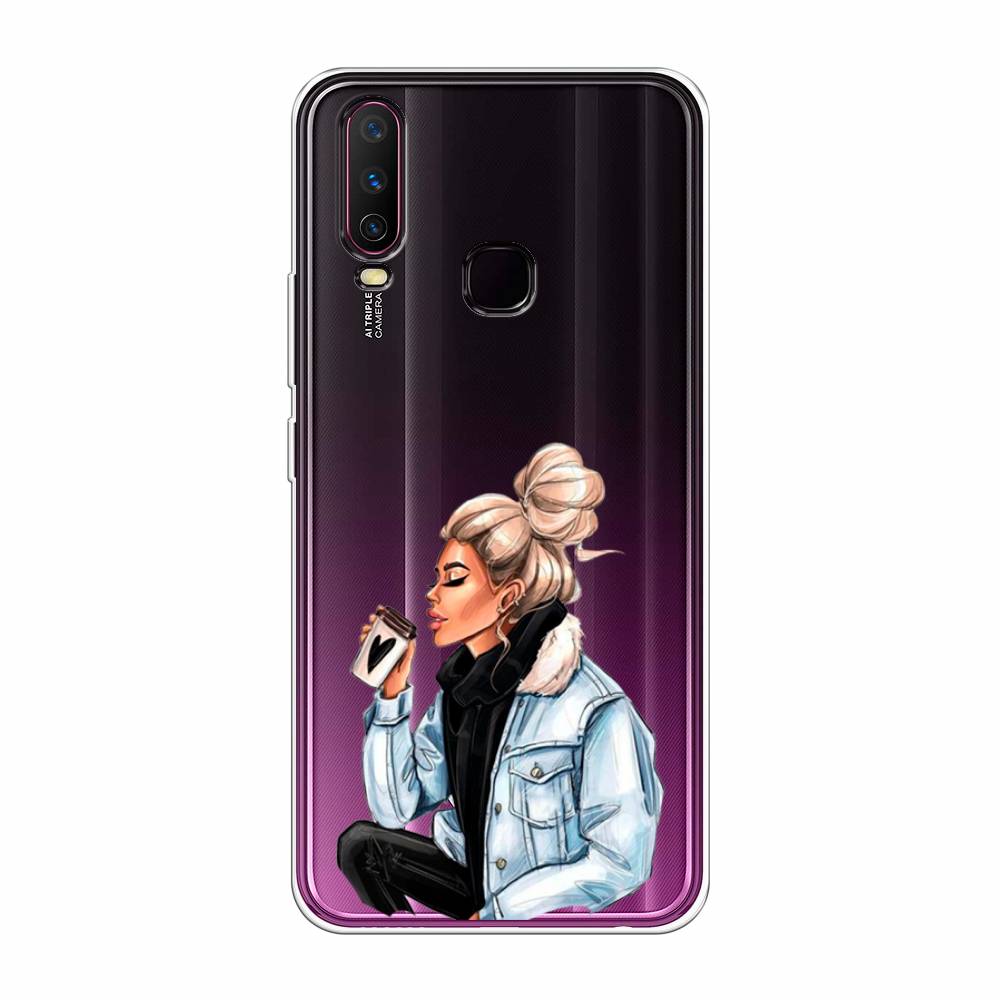 

Чехол Awog на Vivo Y17 "Cute girl", Разноцветный, 261750-7