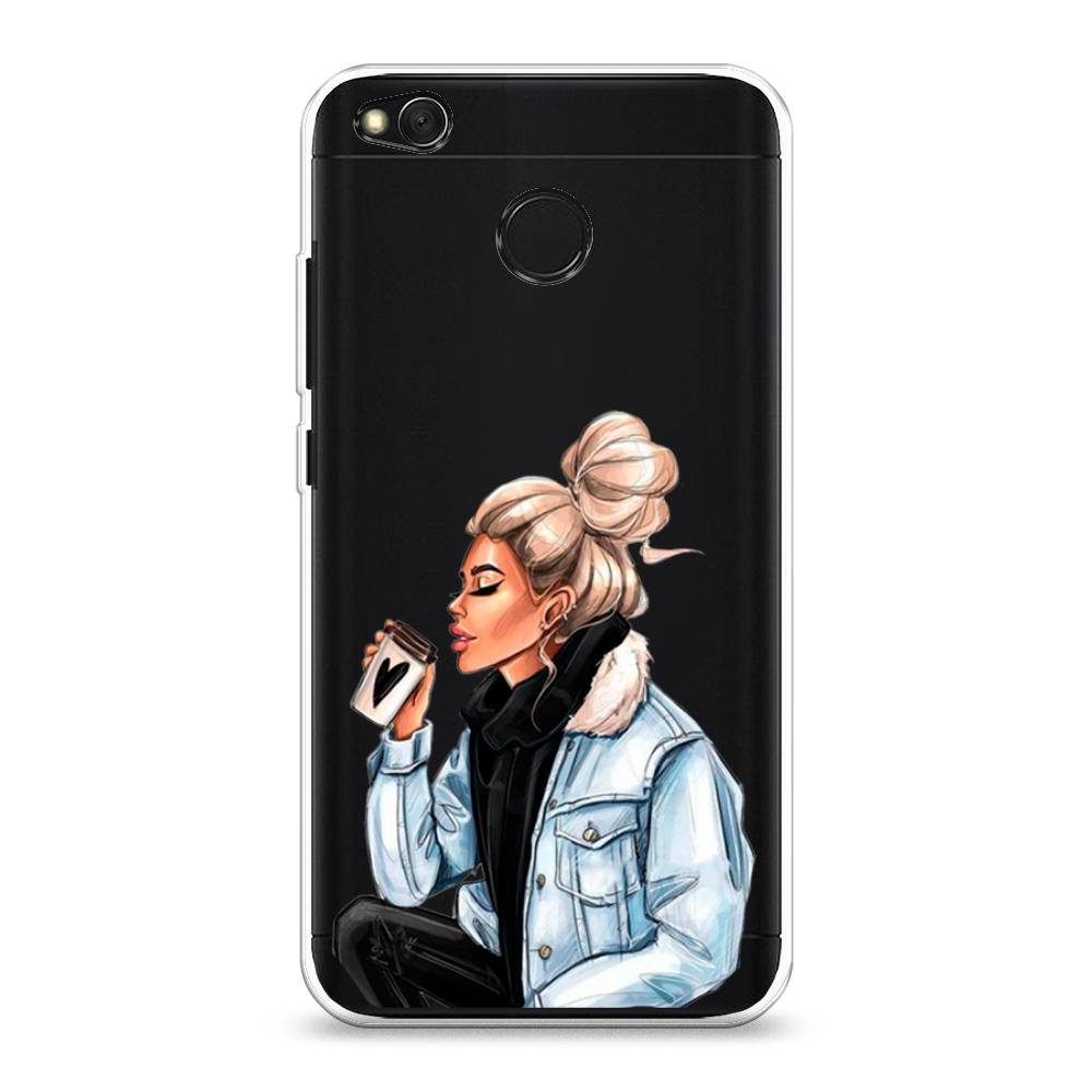 

Чехол Awog на Xiaomi Redmi 4X "Cute girl", Разноцветный, 31450-7