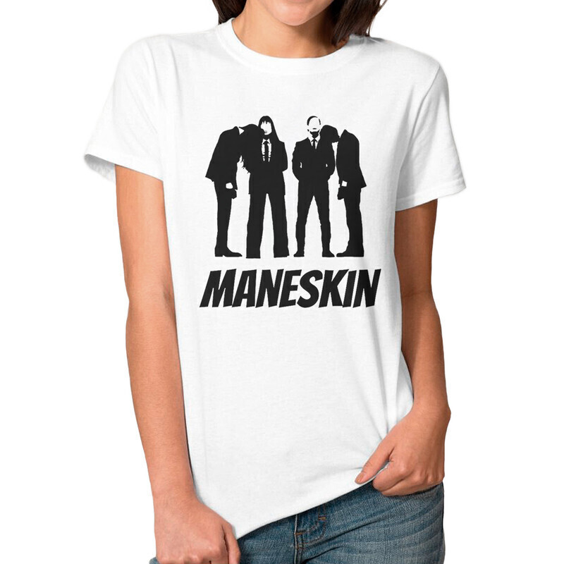 

Футболка женская Dream Shirts Maneskin 10002531 белая S, Maneskin 10002531