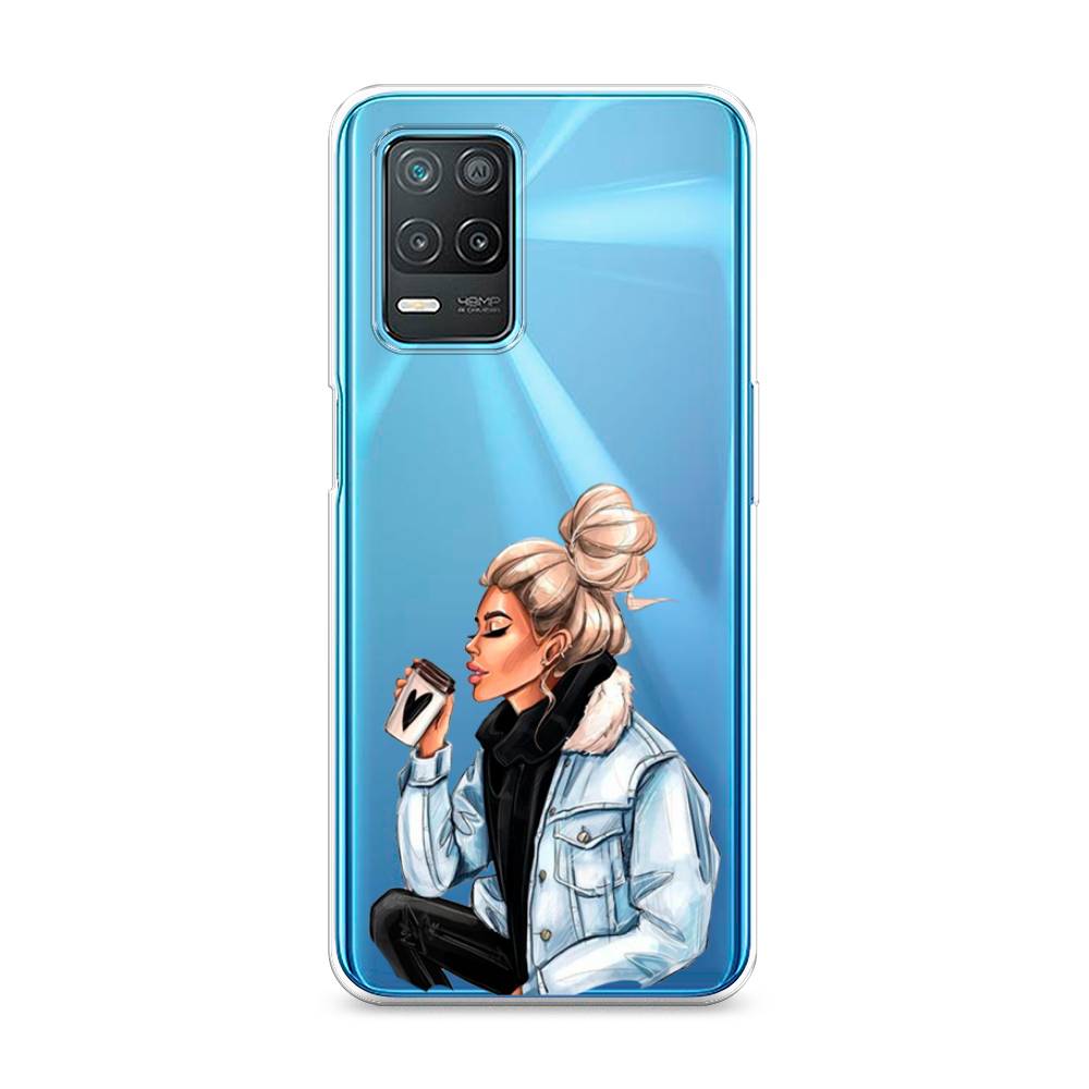 

Чехол Awog на Realme 8 5G "Cute girl", Разноцветный, 257050-7
