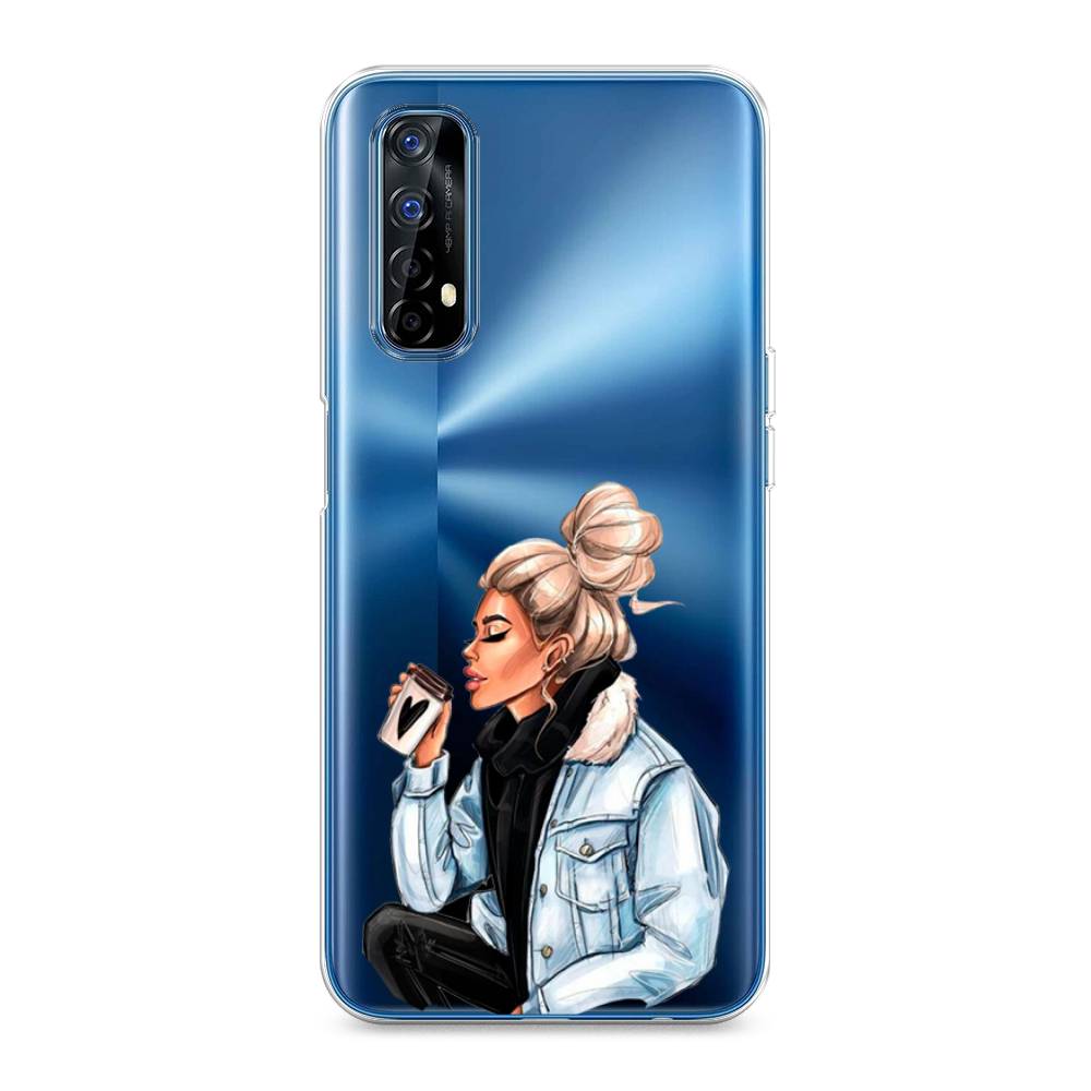 

Чехол Awog на Realme 7 "Cute girl", Разноцветный, 254150-7