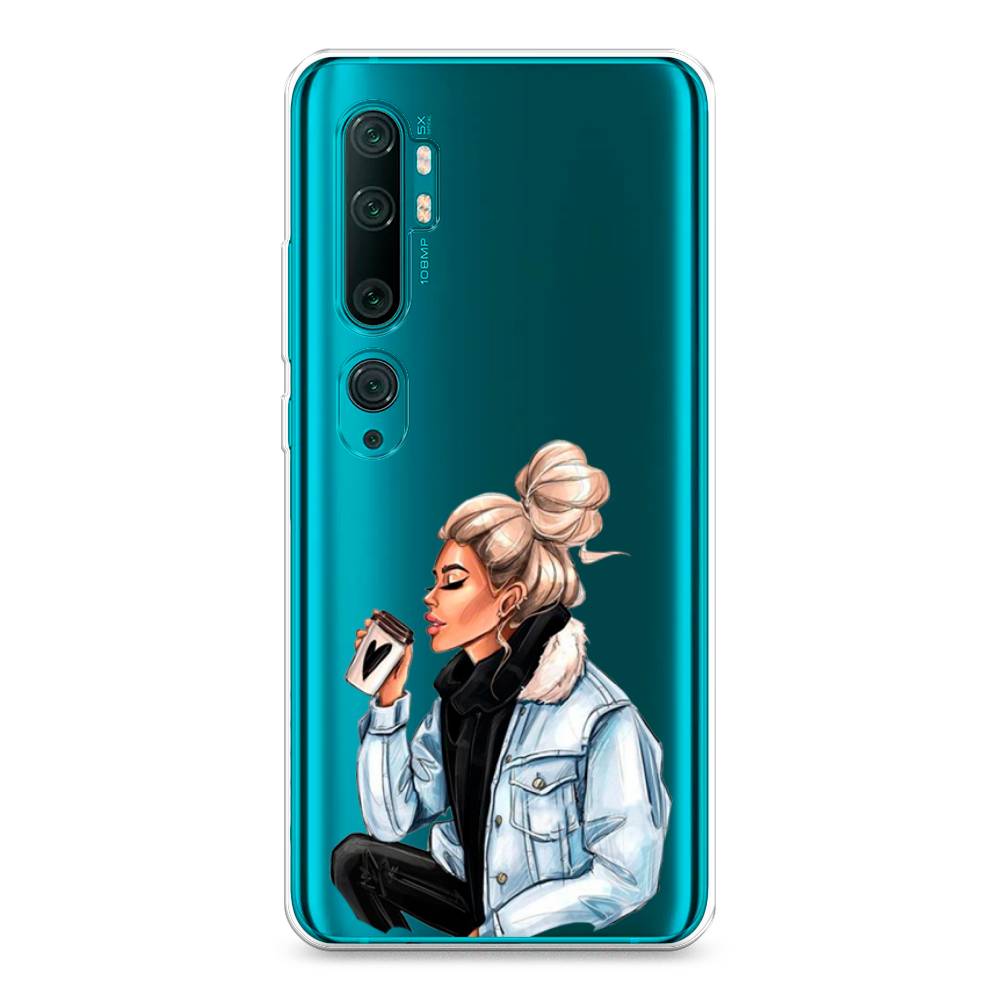 

Чехол Awog на Xiaomi Mi Note 10/Mi Note 10 Pro "Cute girl", Разноцветный, 37350-7