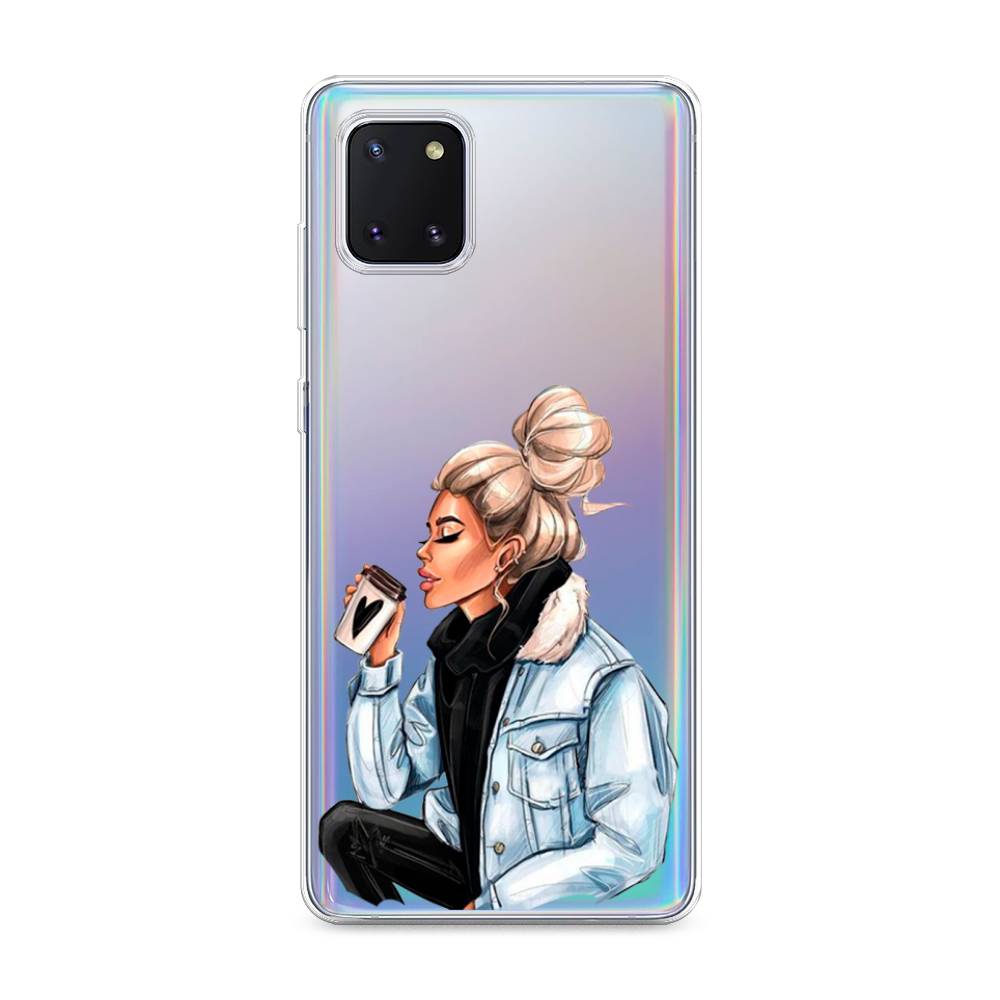 

Чехол Awog на Samsung Galaxy Note 10 Lite "Cute girl", Разноцветный, 29150-7