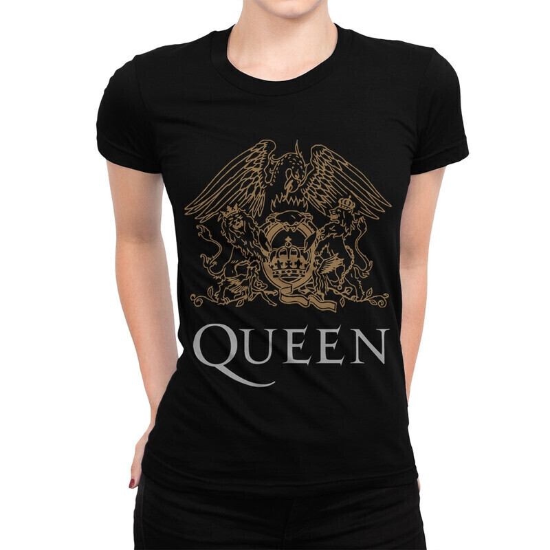 

Футболка женская Dream Shirts Queen 10002681 черная L, Queen 10002681