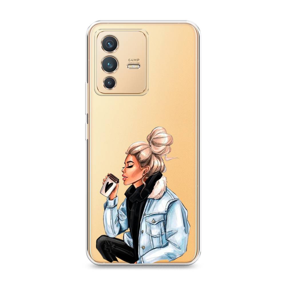 

Чехол Awog на Vivo V23 "Cute girl", Разноцветный, 266050-7
