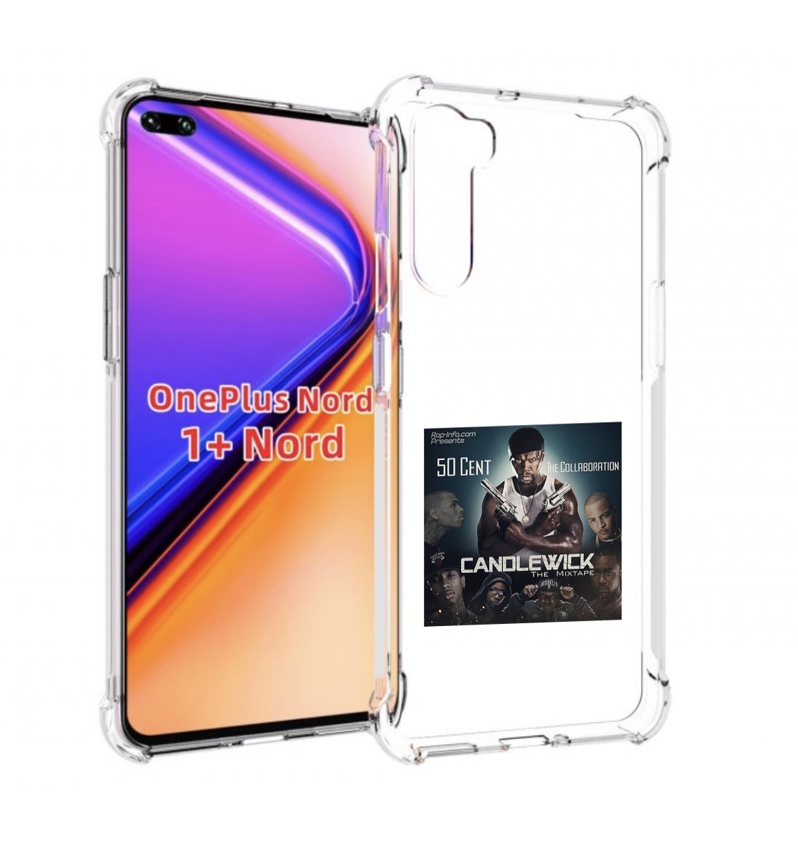 

Чехол MyPads 50 Cent - CandleWick для OnePlus Nord / 1+ Nord (1ая версия), Прозрачный, Tocco