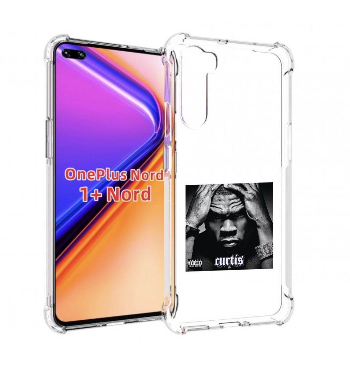 

Чехол MyPads 50 Cent - Curtis для OnePlus Nord / 1+ Nord (1ая версия), Прозрачный, Tocco