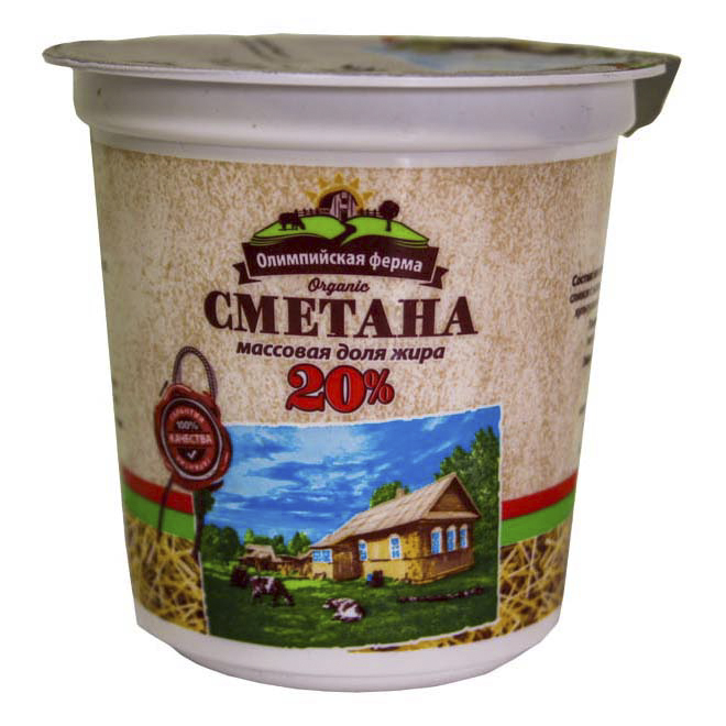 

Сметана Олимпийская ферма 20% 350 г
