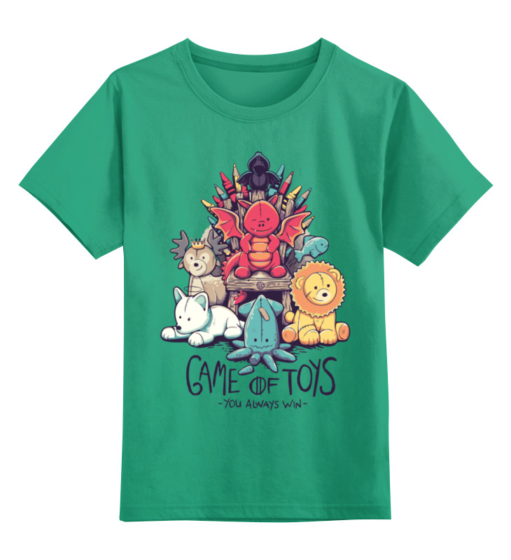 

Футболка детская Printio Game of toys (игра престолов) цв. зеленый р. 140, Game of toys (игра престолов)