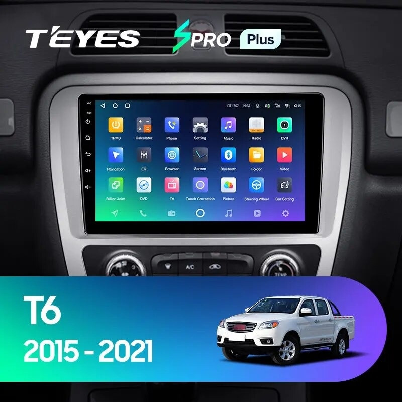 Штатная магнитола Teyes SPRO Plus 464 JAC T6 2015-2021 3280000₽