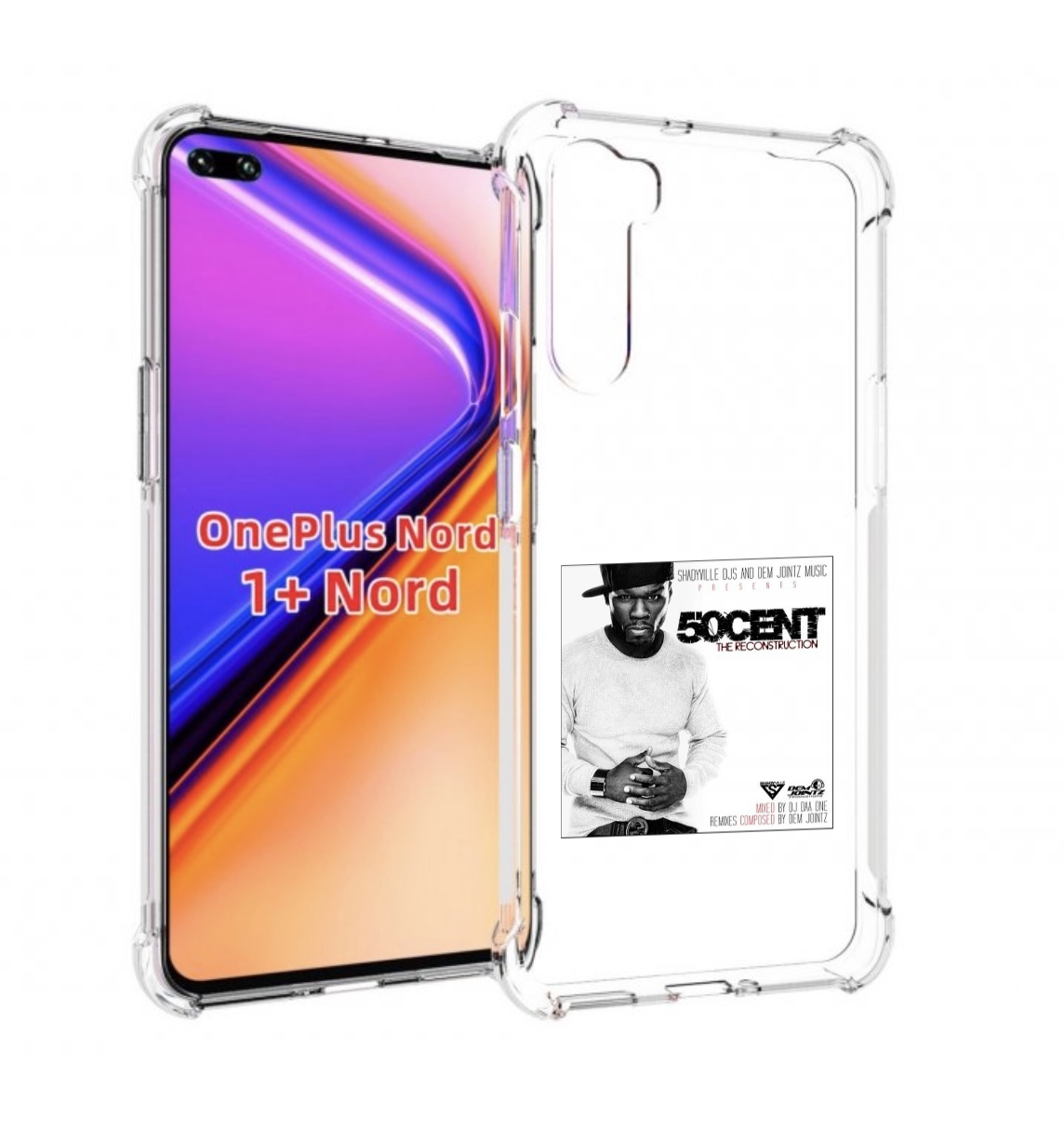 

Чехол MyPads 50 Cent - The Reconstruction для OnePlus Nord / 1+ Nord (1ая версия), Прозрачный, Tocco