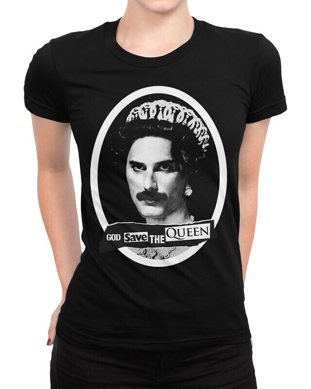 

Футболка женская Dream Shirts God save the Queen 10002711 черная S, God save the Queen 10002711
