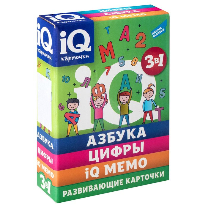 Dream Makers Настольная игра Азбука, Цифры, IQ мемо