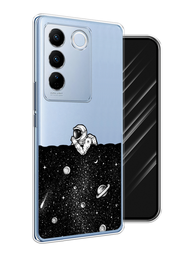 

Чехол Awog на Vivo V27/V27 Pro "Космический сон", Серый, 268450-4