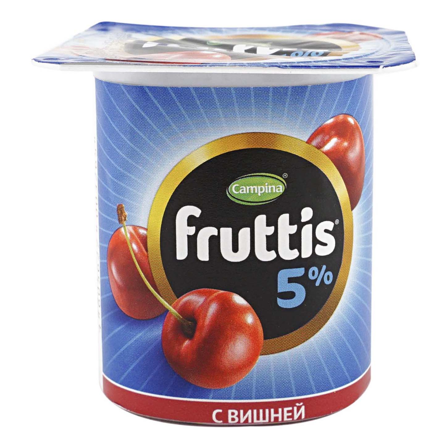 

Йогуртный продукт Fruttis вишня черника 5% 115 г