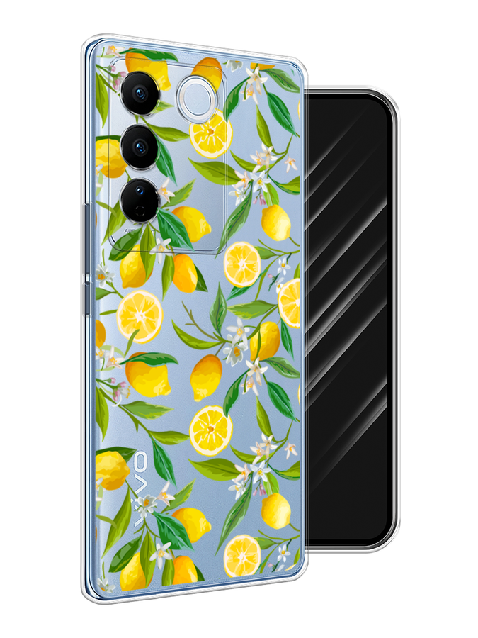 

Чехол Awog на Vivo V27/V27 Pro "Сочные лимоны", Желтый;белый;зеленый, 268450-10