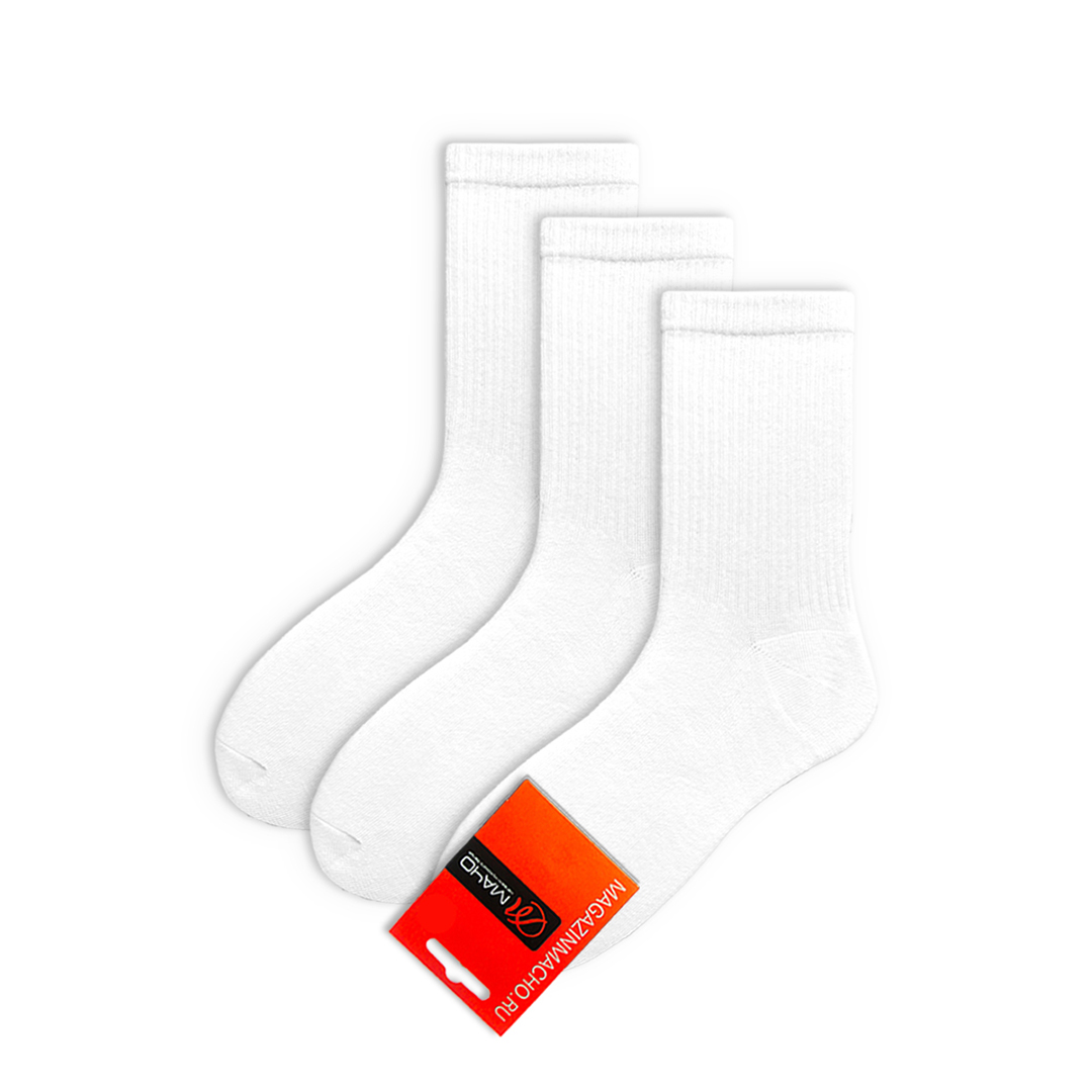 Комплект носков унисекс Мачо НаборыЦветные белых 43-46