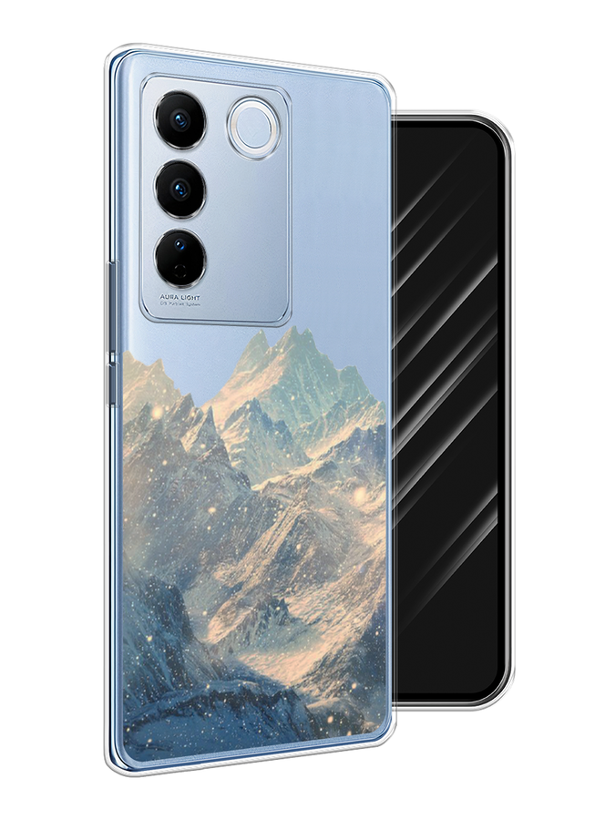 

Чехол Awog на Vivo V27/V27 Pro "Горы арт 2", Серый, 268450-10