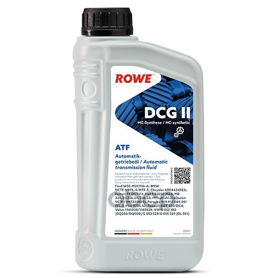 

Трансмиссионное масло Rowe 25067001099 Atf Hightec Dcg Ii