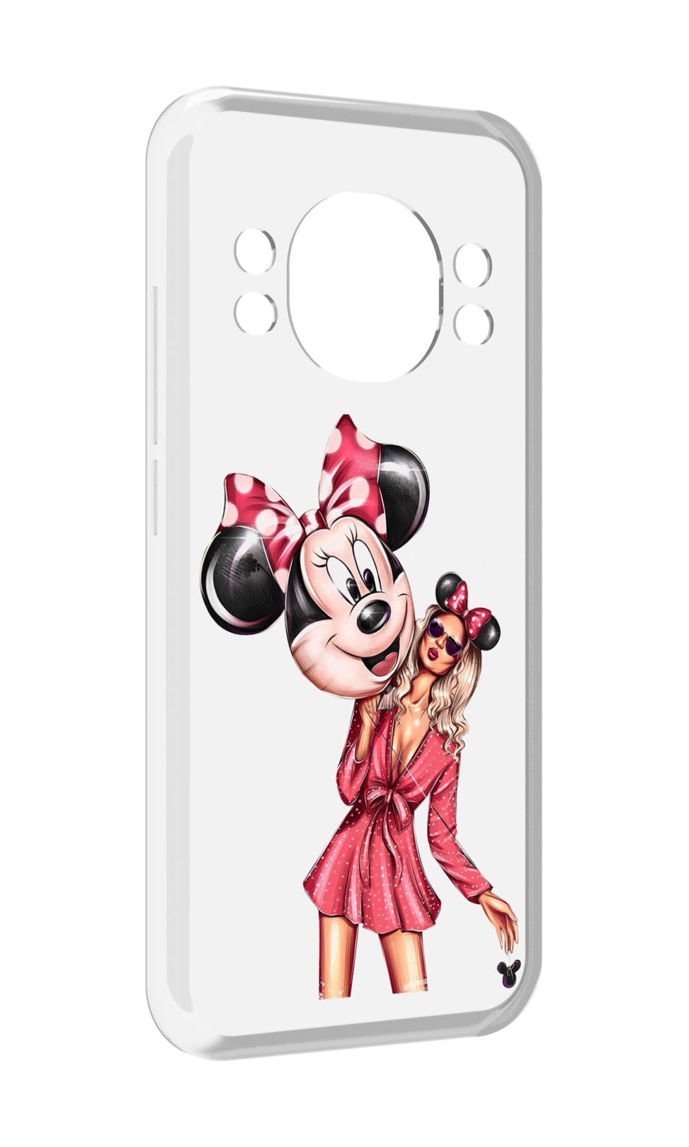 

Чехол MyPads девушка-с-шариком женский для Doogee S98 / S98 Pro, Прозрачный, Tocco