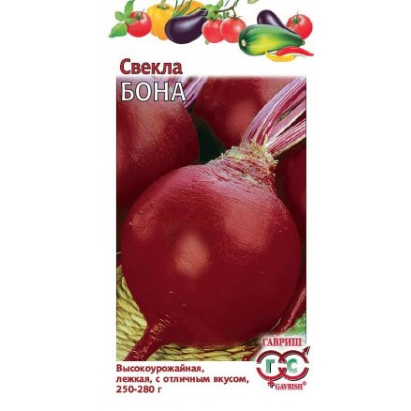 

Семена овощей Гавриш Свекла Бона 1,0 г