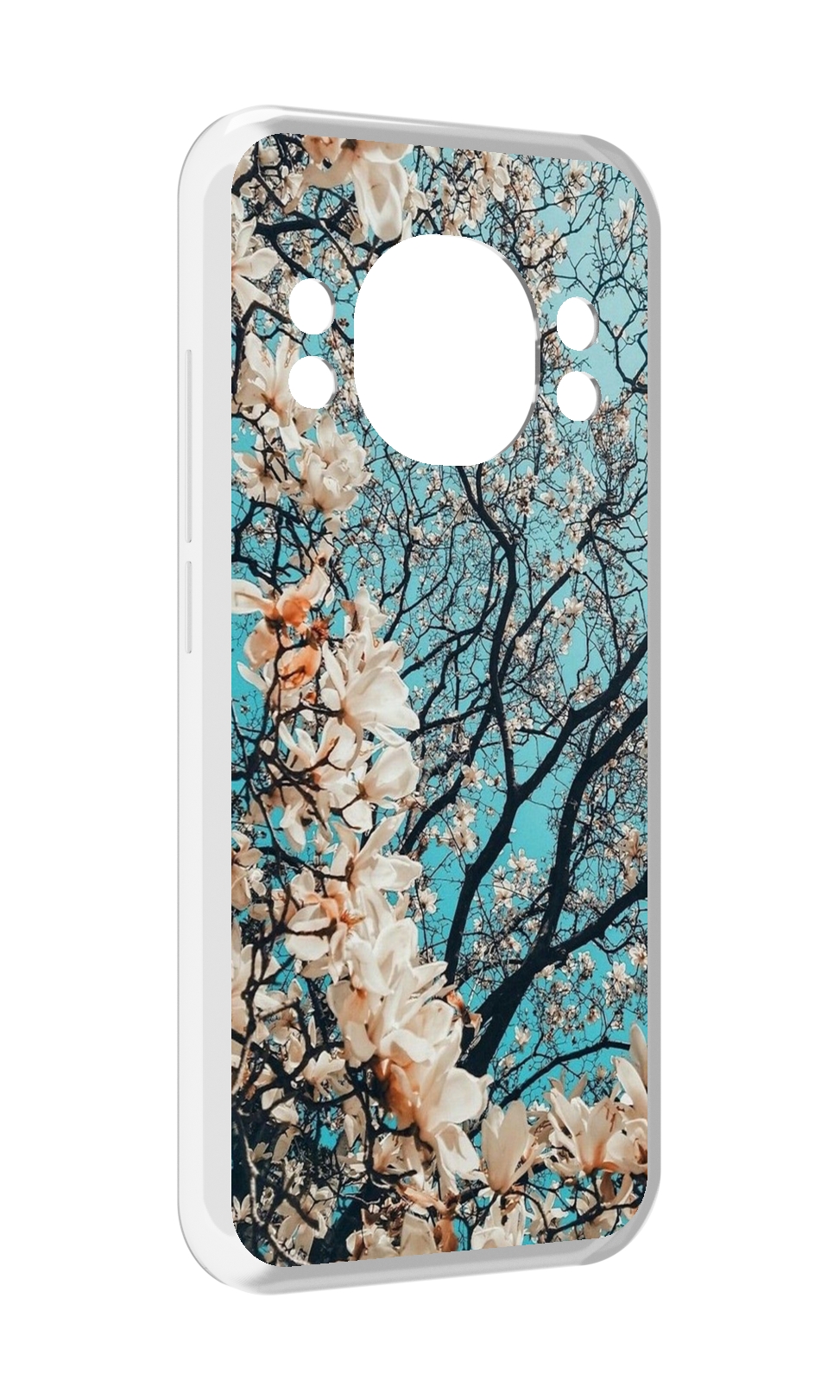 

Чехол MyPads дерево-с-цветочками для Doogee S98 / S98 Pro, Прозрачный, Tocco