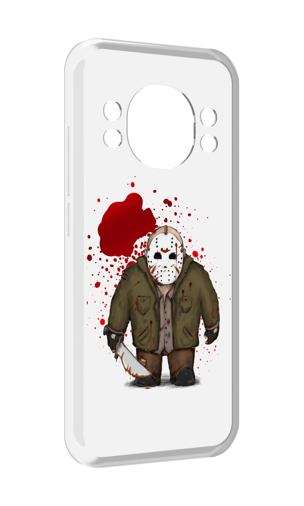 

Чехол задняя-панель-накладка-бампер MyPads джейсон для Doogee S98 / S98 Pro противоударный, Прозрачный, Tocco