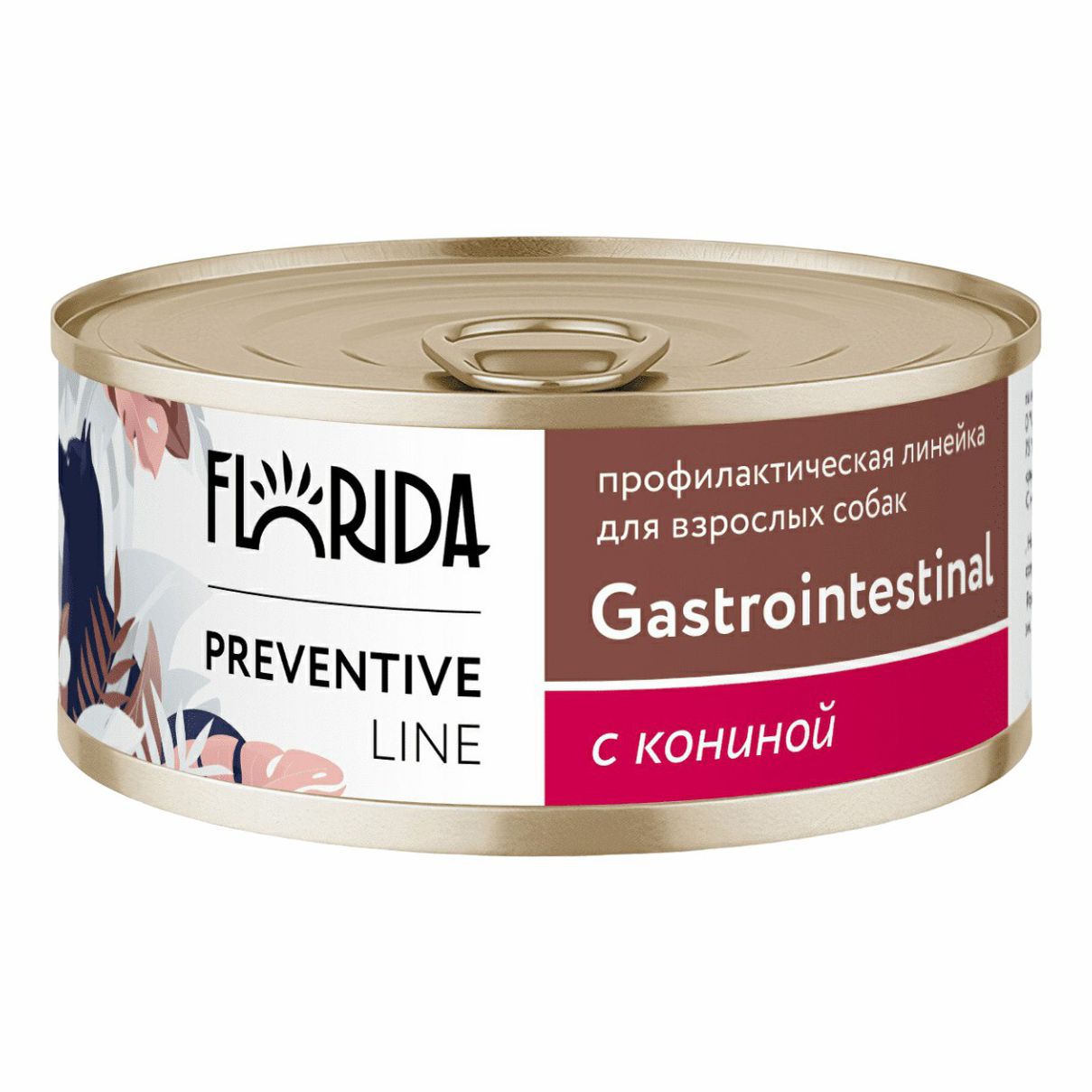 

Влажный корм Florida Preventive Line Gastrointestinal с кониной для собак всех пород 100 г