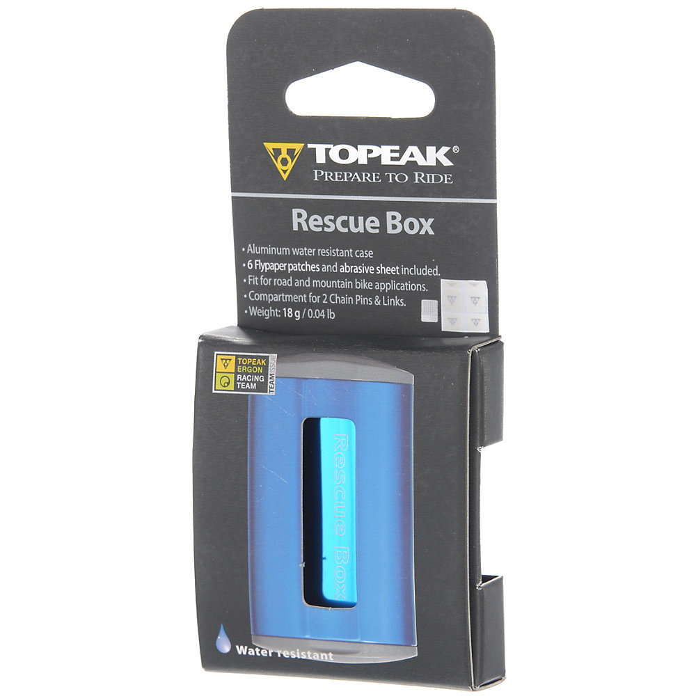 TOPEAK RESCUE BOX, RED  набор для ремонта камер
