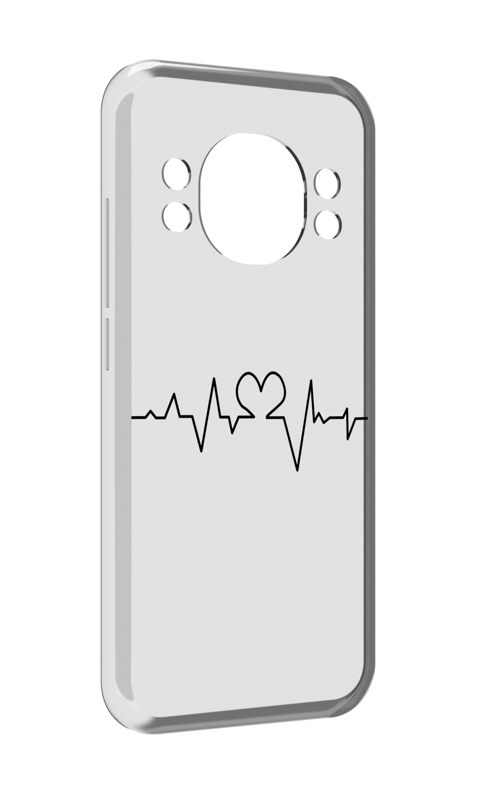 

Чехол MyPads диаграмма-любви для Doogee S98 / S98 Pro, Прозрачный, Tocco