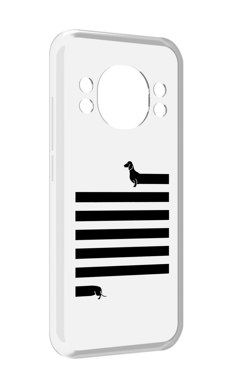 

Чехол MyPads длинная-такса для Doogee S98 / S98 Pro, Прозрачный, Tocco