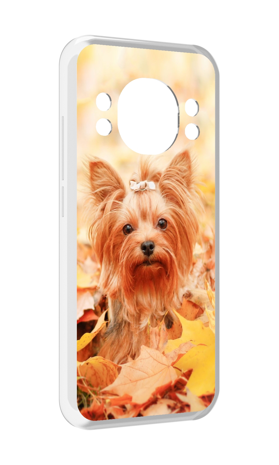 

Чехол MyPads еркширдскии терьер иорк для Doogee S98 / S98 Pro, Прозрачный, Tocco