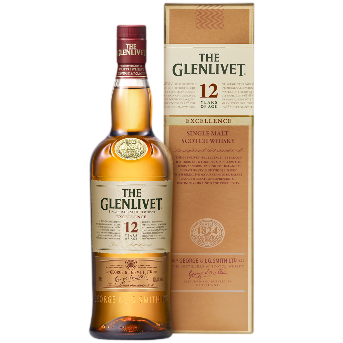 

Виски The Glenlivet 12 лет 0,7 л в подарочной упаковке