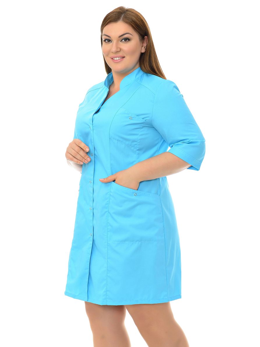 фото Халат медицинский женский medicalwear эльза 002 зеленый 58 ru