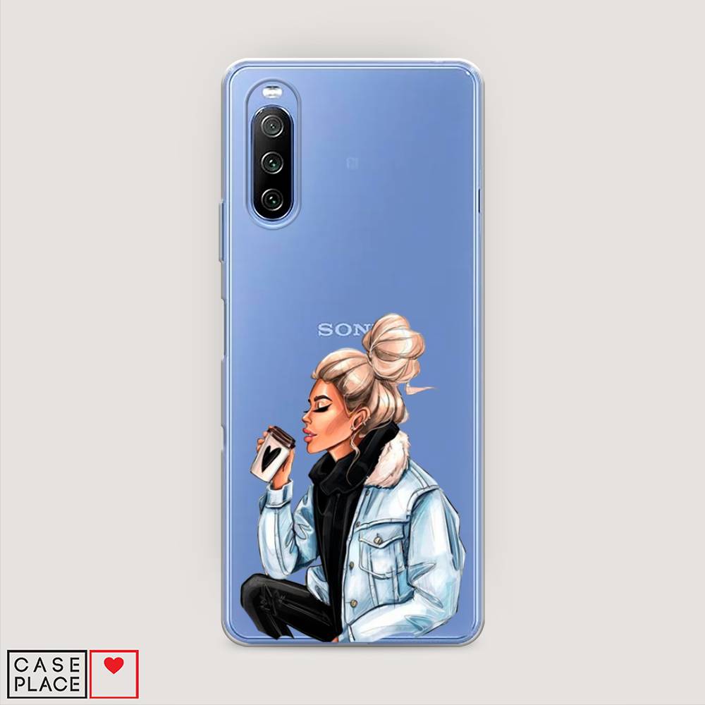 

Чехол Awog на Sony Xperia 10 III "Cute girl", Разноцветный, 54950-7