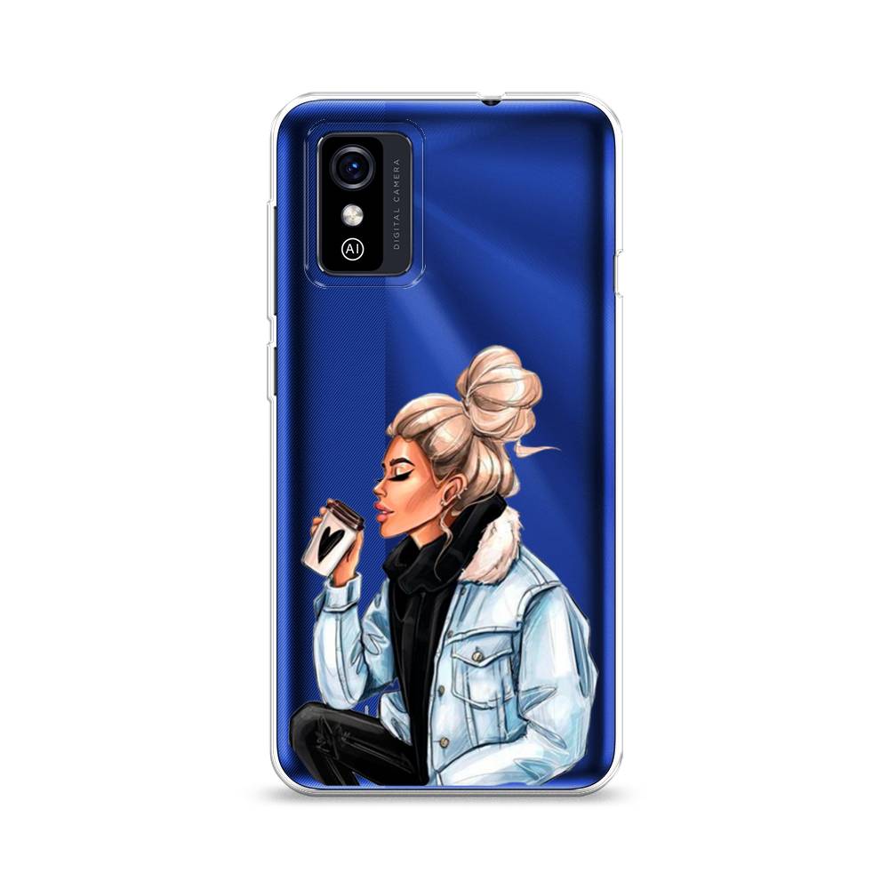 

Чехол Awog на ZTE Blade L9 / ЗТЕ Блэйд L9 "Cute girl", Разноцветный, 135250-7